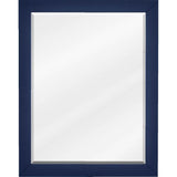 Jeffrey Alexander - 22'' W x 1'' D x 28'' H Hale Blue Cade mirror - Hale Blue