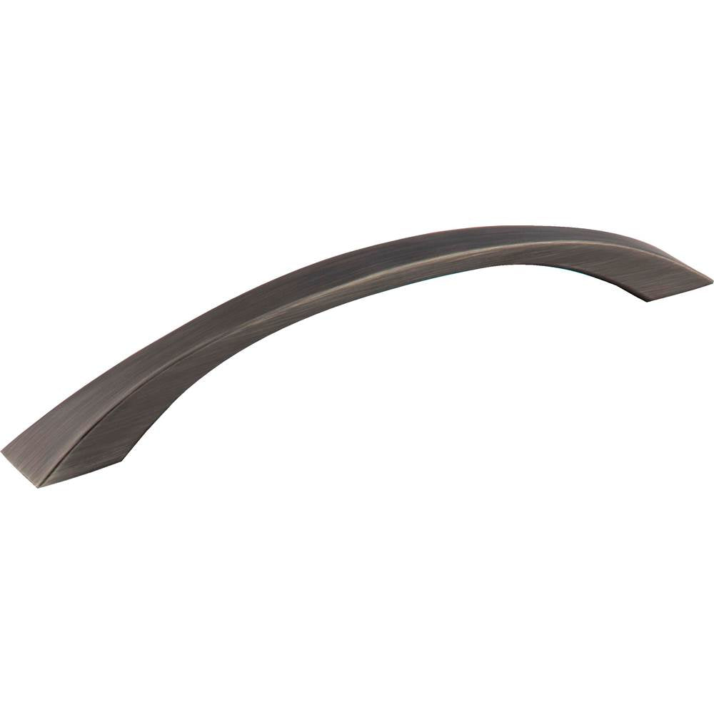 Jeffrey Alexander - 160 mm Center-to-Center Brushed Pewter Flared Philip Cabinet Pull - Brushed Pewter