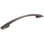 Jeffrey Alexander - 128 mm Center-to-Center Brushed Pewter Flared Regan Cabinet Pull - Brushed Pewter
