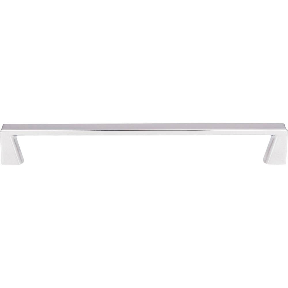 192 mm Center-to-Center Polished Chrome Square Boswell Cabinet Pull