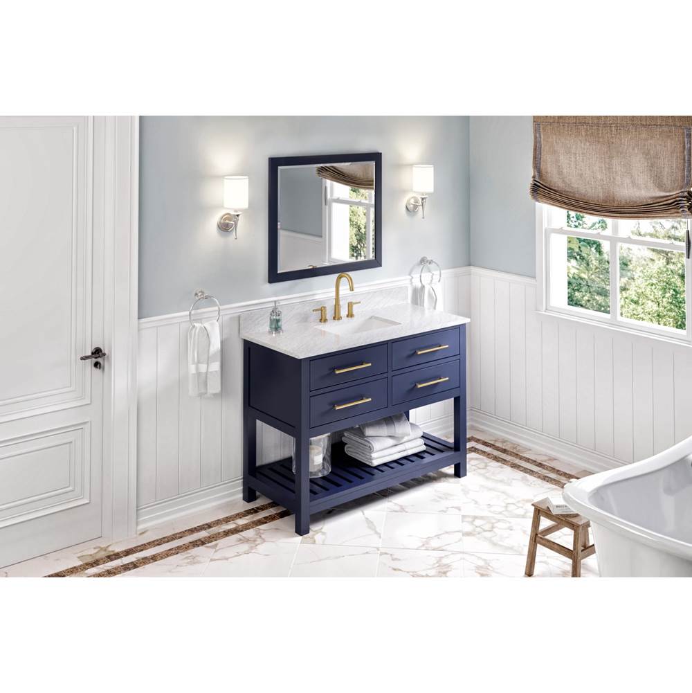 Jeffrey Alexander - 48'' Hale Blue Wavecrest Vanity - Hale Blue
