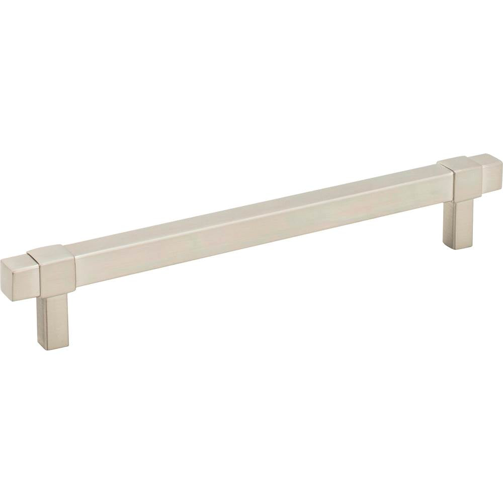 Jeffrey Alexander - 160 mm Center-to-Center Satin Nickel Square Zane Cabinet Pull - Satin Nickel
