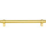 192 mm Center-to-Center Brushed Gold Key Grande Cabinet Bar Pull