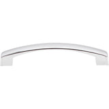 128 mm Center-to-Center Polished Chrome Square Merrick Cabinet Pull