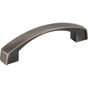 Jeffrey Alexander - 96 mm Center-to-Center Brushed Pewter Merrick Cabinet Pull - Brushed Pewter