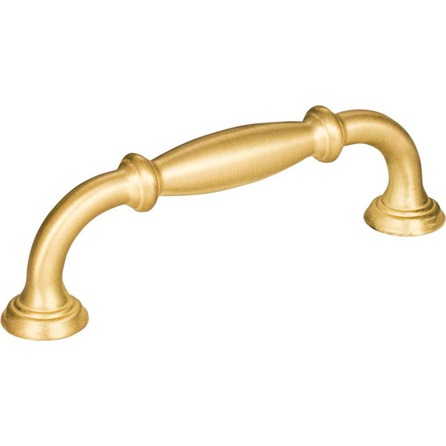 Jeffrey Alexander - 96 mm Center-to-Center Brushed Gold Tiffany Cabinet Pull - Brushed Gold