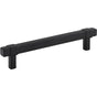 Jeffrey Alexander - 128 mm Center-to-Center Matte Black Square Zane Cabinet Pull - Matte Black