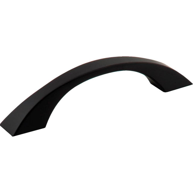 Jeffrey Alexander - 96 mm Center-to-Center Matte Black Flared Philip Cabinet Pull - Matte Black