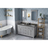 60'' Chocolate Chatham Vanity, double bowl