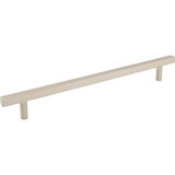 Jeffrey Alexander - 12'' Center-to-Center Satin Nickel Square Dominique Appliance Handle - Satin Nickel