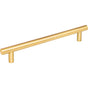 Jeffrey Alexander - 192 mm Center-to-Center Brushed Gold Key West Cabinet Bar Pull - Brushed Gold