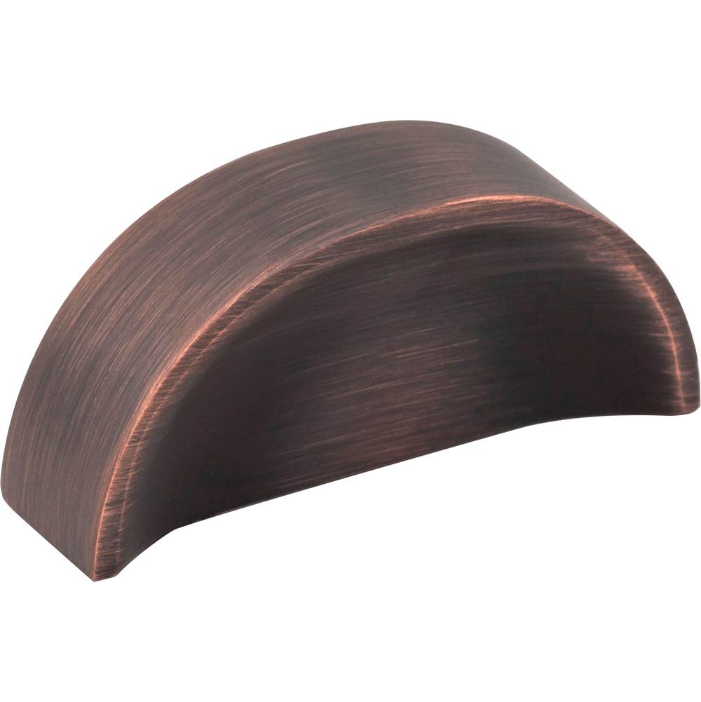 Jeffrey Alexander - 32 mm Center-to-Center Brushed Oil Rubbed Bronze Elara Cabinet Pinch Pull - Brushed Oil Rubbed Bronze