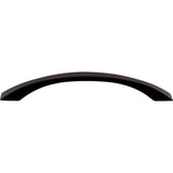 160 mm Center-to-Center Matte Black Flared Philip Cabinet Pull