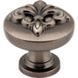 Jeffrey Alexander - 1-3/8'' Diameter Brushed Pewter Lafayette Cabinet Knob - Brushed Pewter