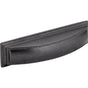 Jeffrey Alexander - 96 mm Center-to-Center Gun Metal Square Annadale Cabinet Cup Pull - Gun Metal