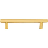 128 mm Center-to-Center Brushed Gold Key West Cabinet Bar Pull