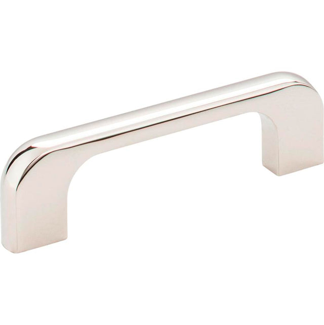 Jeffrey Alexander - 3'' Center-to-Center Polished Nickel Alvar Cabinet Pull - Polished Nickel