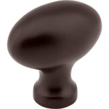 Jeffrey Alexander - 1-9/16'' Overall Length Dark Bronze Football Lyon Cabinet Knob - Dark Bronze