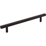 Jeffrey Alexander - 160 mm Center-to-Center Matte Black Square Dominique Cabinet Bar Pull - Matte Black