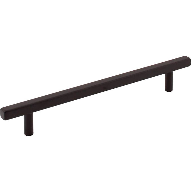 Jeffrey Alexander - 160 mm Center-to-Center Matte Black Square Dominique Cabinet Bar Pull - Matte Black
