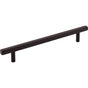 Jeffrey Alexander - 160 mm Center-to-Center Matte Black Square Dominique Cabinet Bar Pull - Matte Black