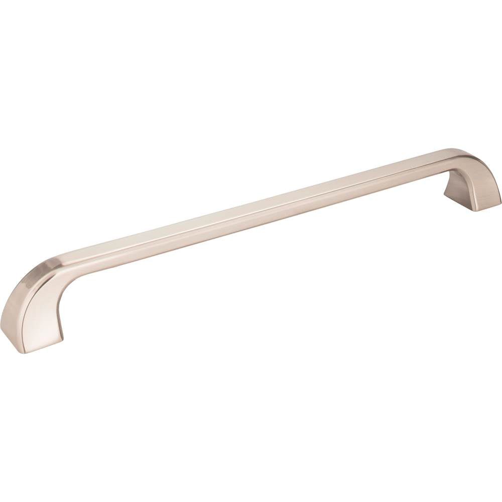 Jeffrey Alexander - 12'' Center-to-Center Satin Nickel Square Marlo Appliance Handle - Satin Nickel