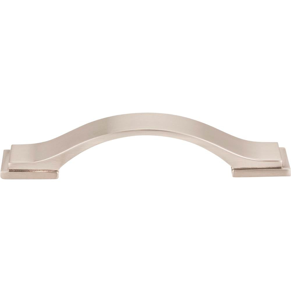 96 mm Center-to-Center Satin Nickel Strap Mirada Cabinet Pull