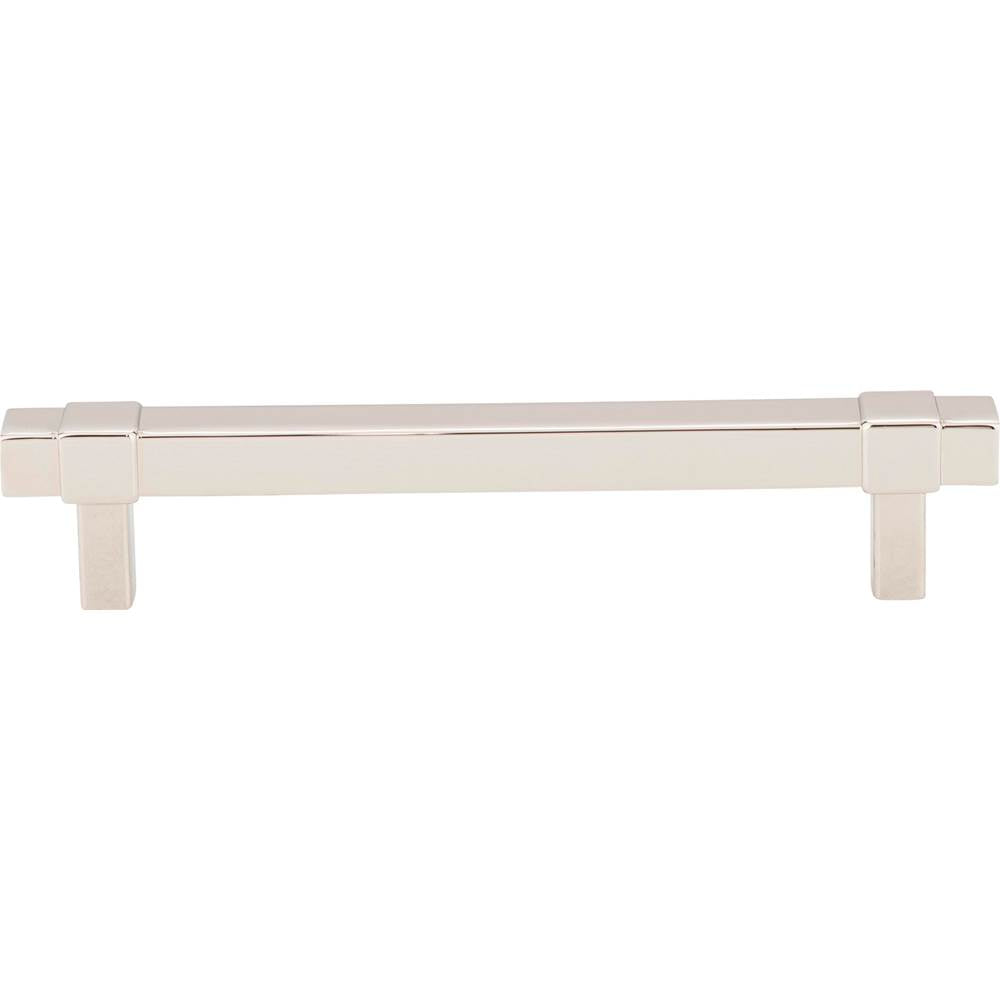 128 mm Center-to-Center Polished Nickel Square Zane Cabinet Pull