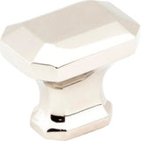 Jeffrey Alexander - 1-1/4'' Overall Length Polished Nickel Emerald Ella Cabinet Knob - Polished Nickel