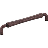 Jeffrey Alexander - 160 mm Center-to-Center Distressed Oil Rubbed Bronze Barrel Bremen 2 Cabinet Pull - Distressed Oil Rubbed Bronze
