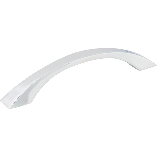 Jeffrey Alexander - 128 mm Center-to-Center Polished Chrome Flared Philip Cabinet Pull - Polished Chrome