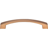 128 mm Center-to-Center Satin Bronze Square Merrick Cabinet Pull