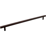 Jeffrey Alexander - 18'' Center-to-Center Brushed Oil Rubbed Bronze Square Dominique Appliance Handle - Brushed Oil Rubbed Bronze
