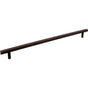 Jeffrey Alexander - 18'' Center-to-Center Brushed Oil Rubbed Bronze Square Dominique Appliance Handle - Brushed Oil Rubbed Bronze