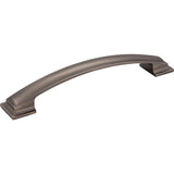 Jeffrey Alexander - 160 mm Center-to-Center Brushed Pewter Square Annadale Cabinet Pull - Brushed Pewter