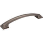 Jeffrey Alexander - 160 mm Center-to-Center Brushed Pewter Square Annadale Cabinet Pull - Brushed Pewter