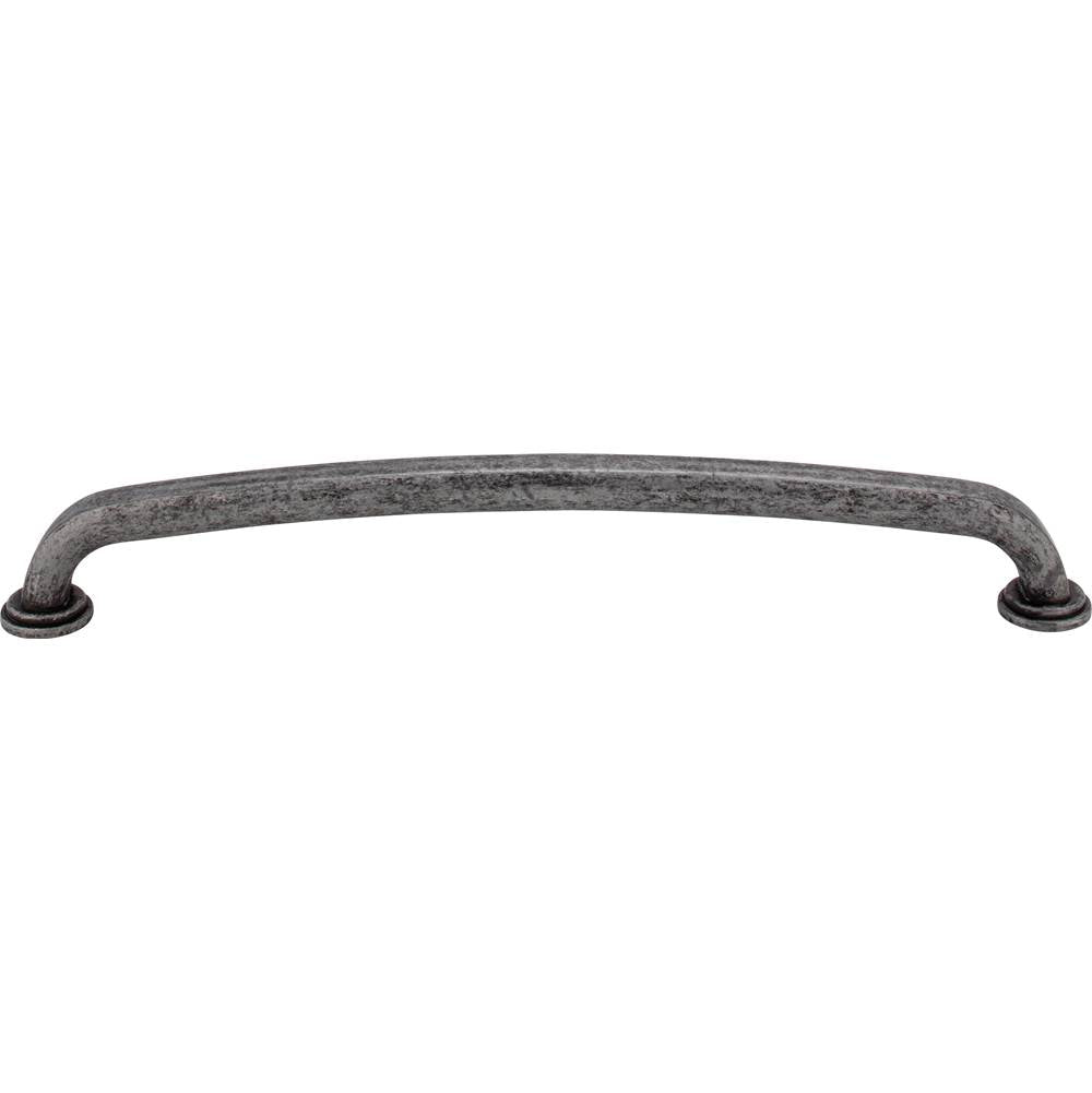 12'' Center-to-Center Distressed Antique Silver Bremen 1 Appliance Handle