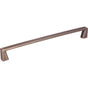 Jeffrey Alexander - 224 mm Center-to-Center Brushed Pewter Square Boswell Cabinet Pull - Brushed Pewter