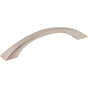 Jeffrey Alexander - 128 mm Center-to-Center Satin Nickel Flared Philip Cabinet Pull - Satin Nickel