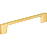 Jeffrey Alexander - 128 mm Center-to-Center Brushed Gold Square Sutton Cabinet Bar Pull - Brushed Gold