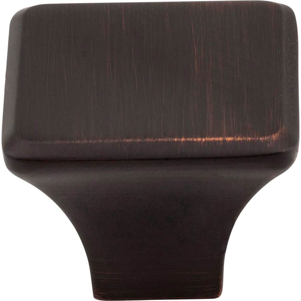 1-1/4'' Overall Length Brushed Oil Rubbed Bronze Square Marlo Cabinet Knob