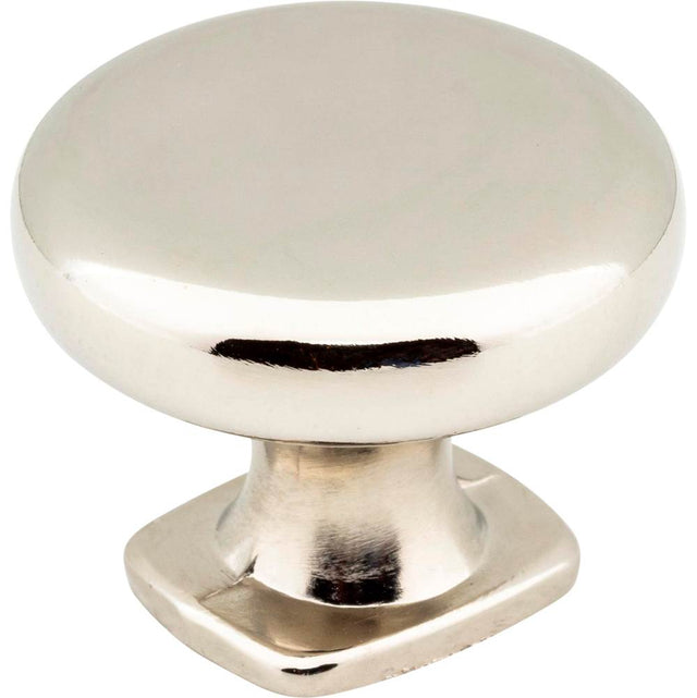 Jeffrey Alexander - 1-3/8'' Diameter Polished Nickel Belcastel 1 Cabinet Knob - Polished Nickel