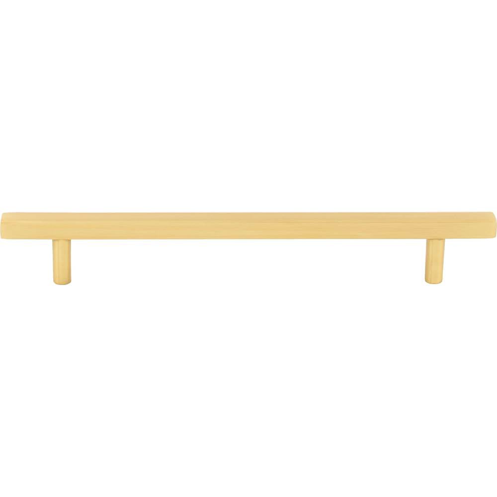 160 mm Center-to-Center Brushed Gold Square Dominique Cabinet Bar Pull