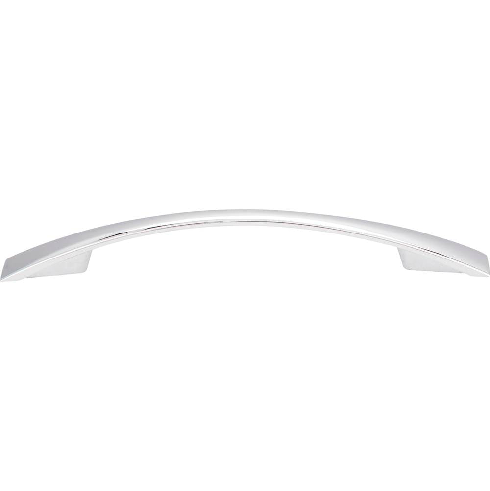 128 mm Center-to-Center Polished Chrome Flared Regan Cabinet Pull