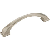 Jeffrey Alexander - 128 mm Center-to-Center Satin Nickel Arched Roman Cabinet Pull - Satin Nickel