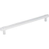 Jeffrey Alexander - 224 mm Center-to-Center Polished Chrome Square Zane Cabinet Pull - Polished Chrome