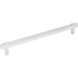 Jeffrey Alexander - 224 mm Center-to-Center Polished Chrome Square Zane Cabinet Pull - Polished Chrome