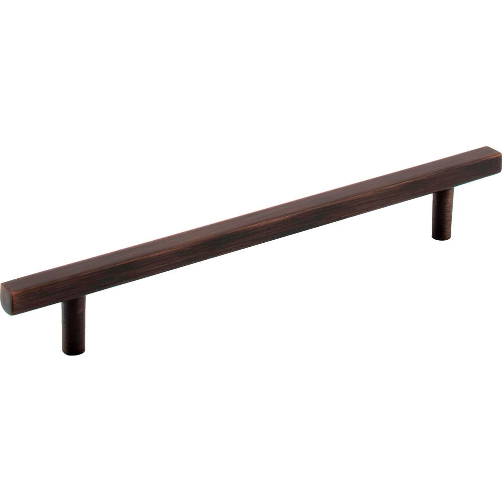 Jeffrey Alexander - 160 mm Center-to-Center Brushed Oil Rubbed Bronze Square Dominique Cabinet Bar Pull - Brushed Oil Rubbed Bronze