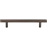 128 mm Center-to-Center Brushed Pewter Square Dominique Cabinet Bar Pull