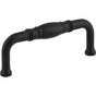 Jeffrey Alexander - 3'' Center-to-Center Matte Black Durham Cabinet Pull - Matte Black